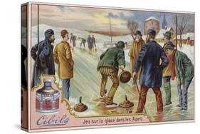 Cibils Card Featuring Curling-null-Stretched Canvas