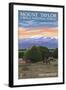 Cibola National Forest, New Mexico - Mount Taylor-Lantern Press-Framed Art Print