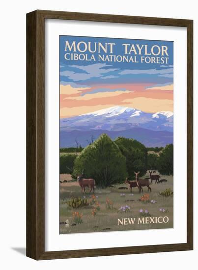 Cibola National Forest, New Mexico - Mount Taylor-Lantern Press-Framed Art Print