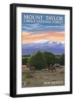 Cibola National Forest, New Mexico - Mount Taylor-Lantern Press-Framed Art Print