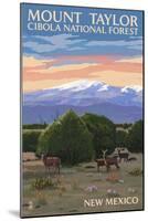 Cibola National Forest, New Mexico - Mount Taylor-Lantern Press-Mounted Art Print