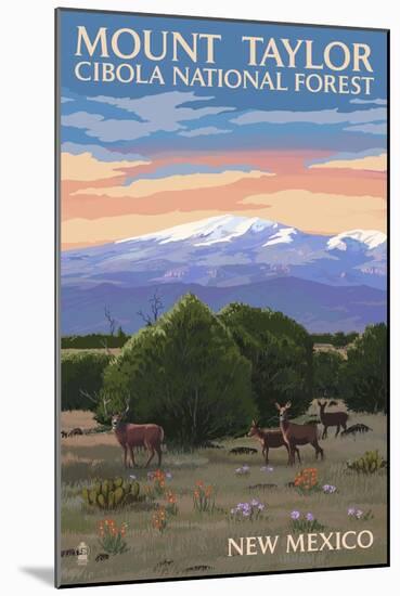 Cibola National Forest, New Mexico - Mount Taylor-Lantern Press-Mounted Art Print