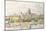 Ciboure, Saint-Jean-De-Luz, 1920 (W/C over Chalk on Paper Laid Down on Board)-Paul Signac-Mounted Giclee Print