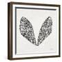 Cicada Wings in Black Ink-Cat Coquillette-Framed Giclee Print