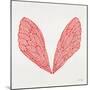 Cicada Wings in Red Ink-Cat Coquillette-Mounted Giclee Print