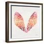 Cicada Wings in Red Ombre Ink-Cat Coquillette-Framed Giclee Print