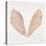 Cicada Wings in Rose Gold Ink-Cat Coquillette-Stretched Canvas