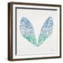 Cicada Wings in Turquoise Ombre Ink-Cat Coquillette-Framed Giclee Print