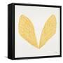 Cicada Wings in Yellow Ink-Cat Coquillette-Framed Stretched Canvas