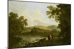 Cicero and His Friends, Atticus and Quintus, at His Villa at Arpinum, 18th Century-Richard Wilson-Mounted Giclee Print