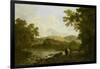 Cicero and His Friends, Atticus and Quintus, at His Villa at Arpinum, 18th Century-Richard Wilson-Framed Giclee Print