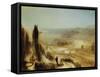 Cicero at his Villa-J. M. W. Turner-Framed Stretched Canvas