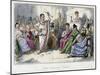 Cicero Denouncing Cataline, 1850S-John Leech-Mounted Giclee Print