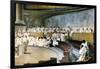 Cicero Denouncing Catiline-Cesare Maccari-Framed Art Print