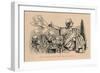 'Cicero throws up his Brief, like a Gentleman', 1852-John Leech-Framed Giclee Print