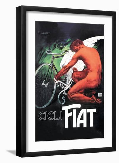 Cicli Fiat-null-Framed Art Print