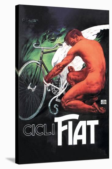 Cicli Fiat-null-Stretched Canvas