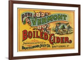 Cider Label-null-Framed Giclee Print