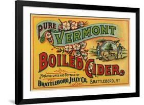 Cider Label-null-Framed Giclee Print