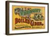 Cider Label-null-Framed Giclee Print