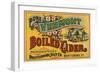 Cider Label-null-Framed Giclee Print