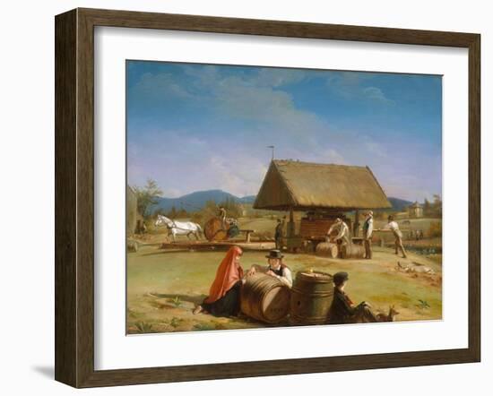 Cider Making, 1840-41-William Sidney Mount-Framed Giclee Print