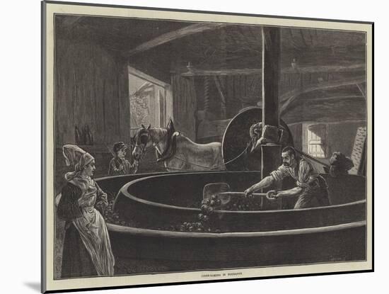 Cider-Making in Normandy-null-Mounted Giclee Print