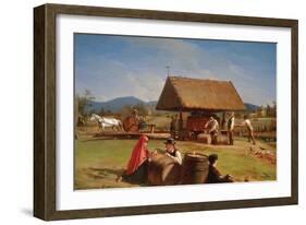 Cider Making-William Sidney Mount-Framed Art Print