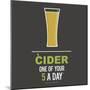 Cider-mip1980-Mounted Giclee Print