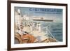 Cie. Gle. Transatlantique, circa 1910-Louis Lessieux-Framed Giclee Print