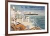 Cie. Gle. Transatlantique, circa 1910-Louis Lessieux-Framed Giclee Print