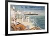 Cie. Gle. Transatlantique, circa 1910-Louis Lessieux-Framed Giclee Print