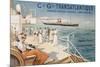 Cie. Gle. Transatlantique, circa 1910-Louis Lessieux-Mounted Giclee Print