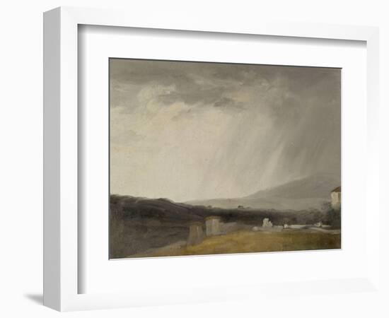 Ciel à la Villa Borghèse : temps de pluie-Pierre Henri de Valenciennes-Framed Giclee Print