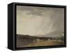 Ciel à la Villa Borghèse : temps de pluie-Pierre Henri de Valenciennes-Framed Stretched Canvas