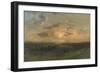 Ciel rose, esquisse-Paul Huet-Framed Giclee Print