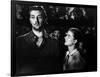 Ciel rouge BLOOD ON THE MOON by Robert Wise with Robert Mitchum and Barbara Bel Geddes, 1948 (b/w p-null-Framed Photo