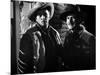 Ciel rouge BLOOD ON THE MOON by Robert Wise with Robert Mitchum and Robert Preston, 1948 (b/w photo-null-Mounted Photo
