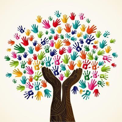 Colorful Solidarity Design Tree