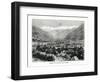 Cier and the Valley of Bagneres-De-Luchon, France, C1879-C Laplante-Framed Giclee Print