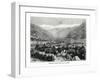 Cier and the Valley of Bagneres-De-Luchon, France, C1879-C Laplante-Framed Giclee Print
