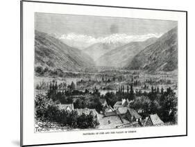 Cier and the Valley of Bagneres-De-Luchon, France, C1879-C Laplante-Mounted Giclee Print