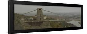 Cifton Suspension Bridge with Workmen, October-Tom Hughes-Framed Giclee Print