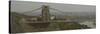 Cifton Suspension Bridge with Workmen, October-Tom Hughes-Stretched Canvas