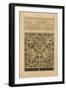 Cigales Et Anemones, Bordure De Napperon-null-Framed Giclee Print