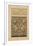 Cigales Et Anemones, Bordure De Napperon-null-Framed Giclee Print