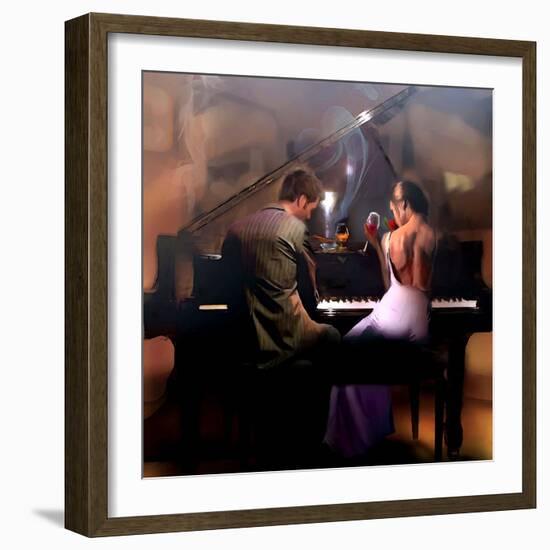 Cigar Bar Love-Murray Murray Henderson Fine Art-Framed Premium Giclee Print