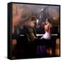 Cigar Bar Love-Murray Murray Henderson Fine Art-Framed Stretched Canvas