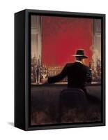 Cigar Bar-Brent Lynch-Framed Stretched Canvas