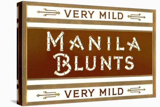 Cigar Box Graphics, Manila Blunts-null-Stretched Canvas